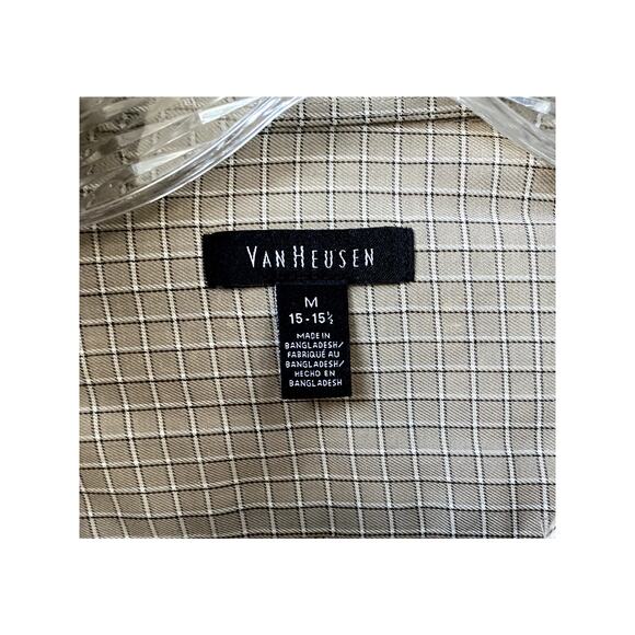 NWT Van Heusen Premium Non-Iron Dress Shirt Medium 15-15.5 - Picture 2 of 6